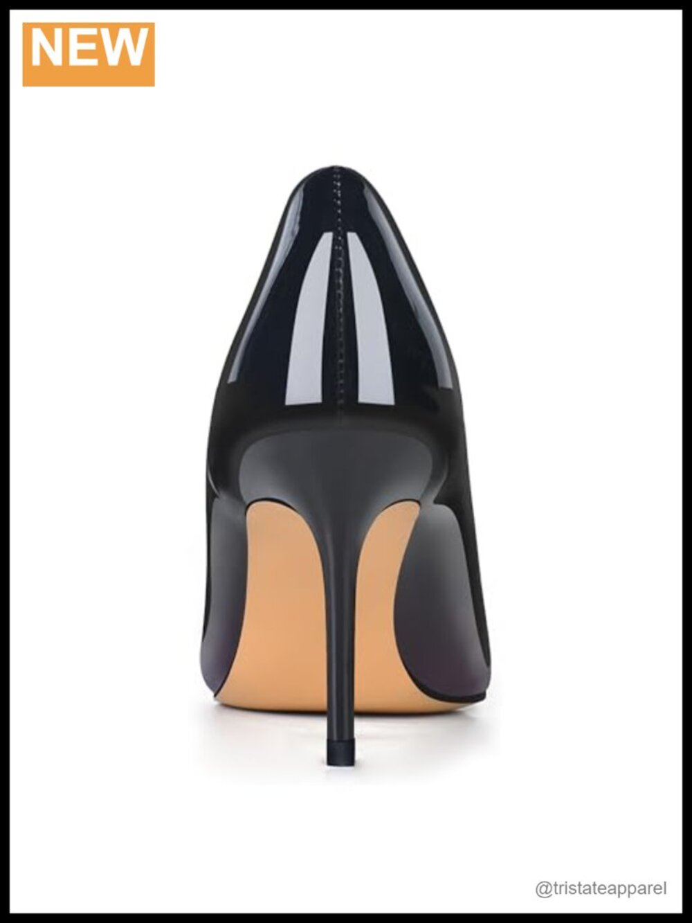 Gradient Patent Pointed Toe Stiletto High Heel Pumps for Wedding Party - Picture 6 of 6